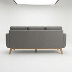 Haven Modern 3-Seater Fabric Sofa