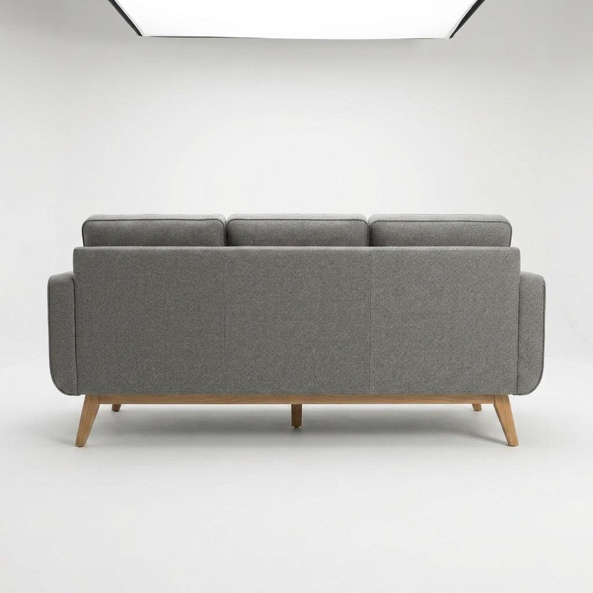 Haven Modern 3-Seater Fabric Sofa